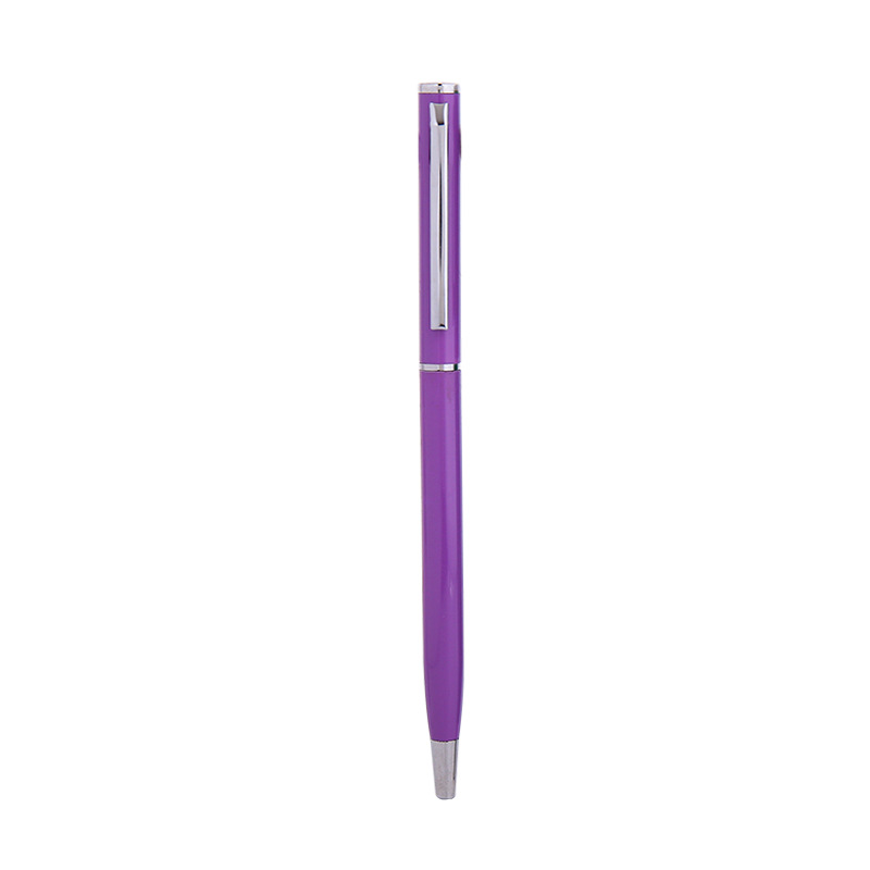 Twist Action Slim Aluminum Ballpoint Pen 8