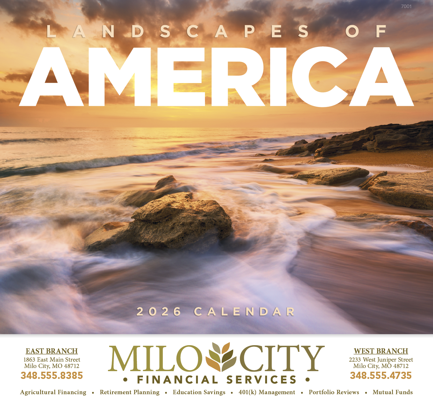 Good Value™ Landscapes of America - Stapled Calendar 3