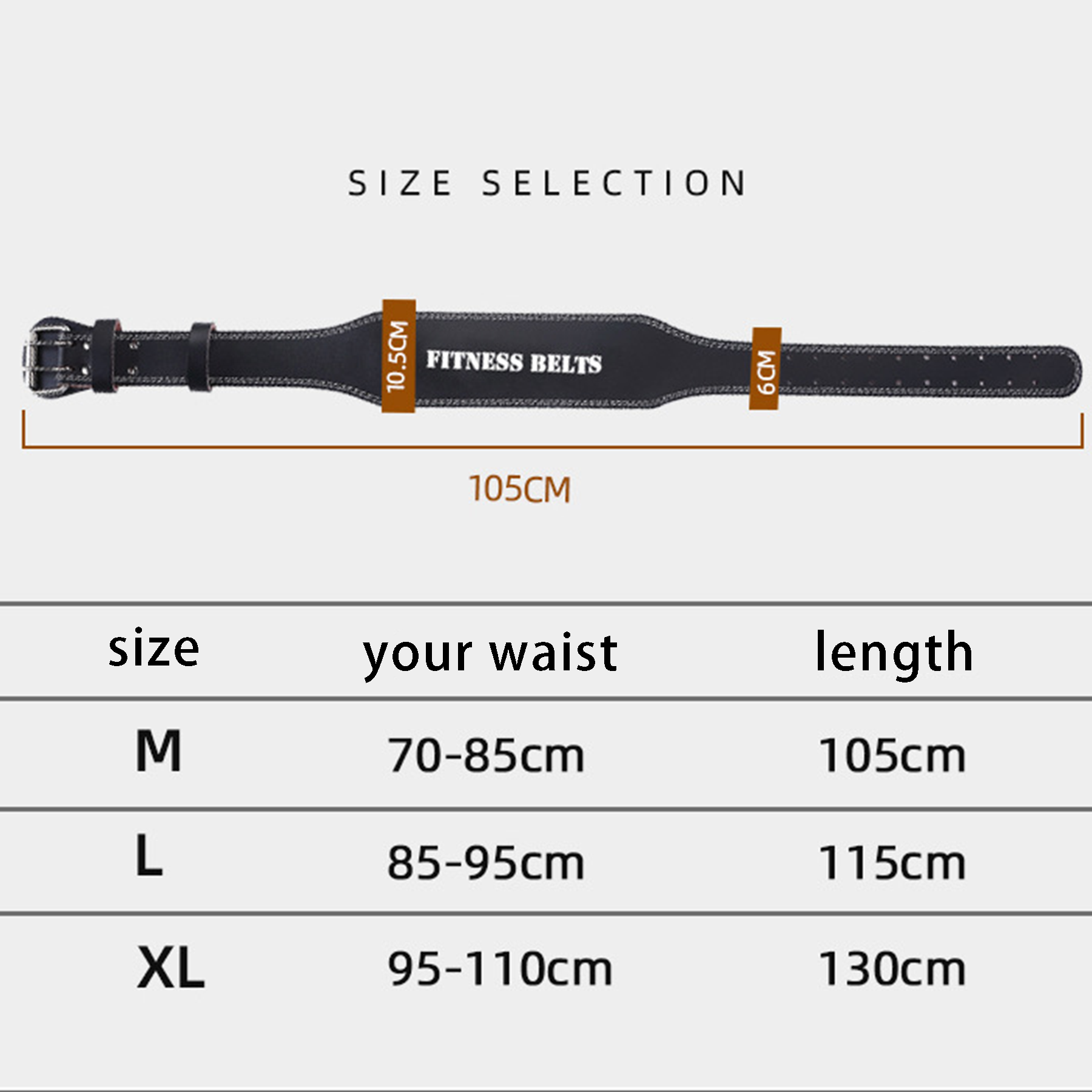 Weightlifting Belt Leather Double Prong Power 2