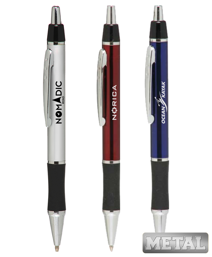Union Printed "Festoon" Metal Click Pen 1