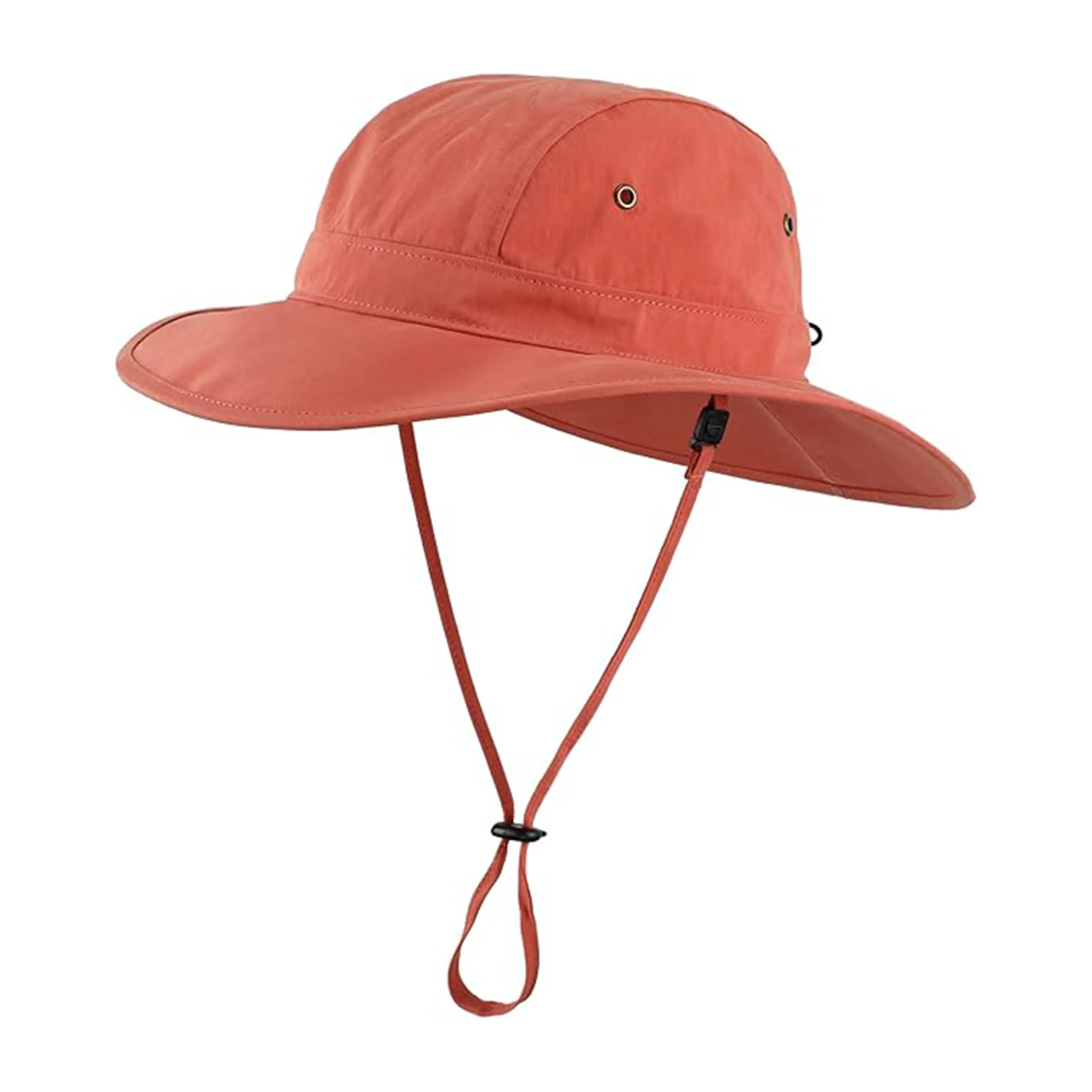 Wide Brim Sun Protection Bucket Hat w/ Adjustable Chin Strap 3