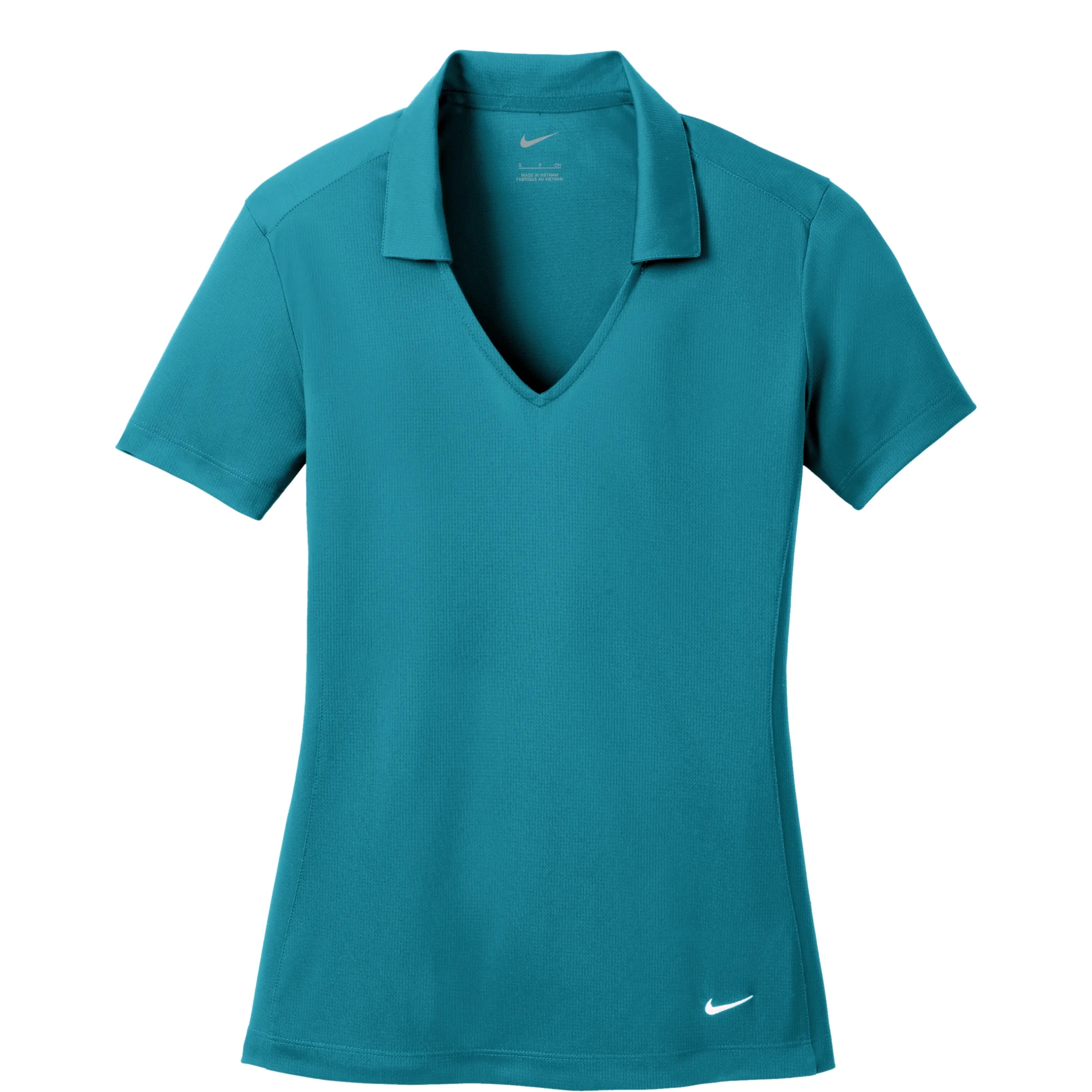 NIKE(R) LADIES DRI-FIT VERTICAL MESH POLO 15