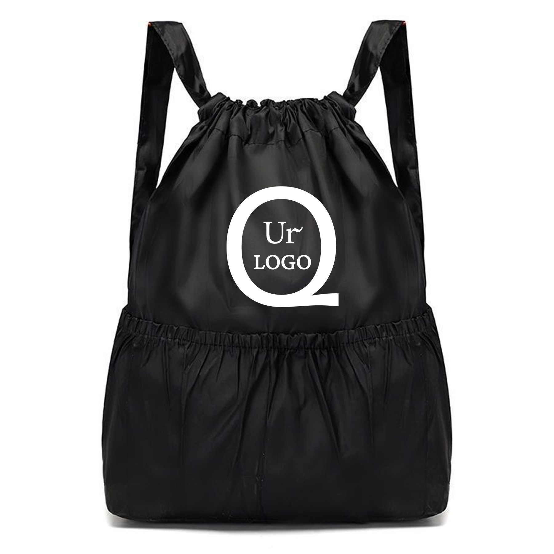 11.81X19.69 Inch Nylon Drawstring Backpack
