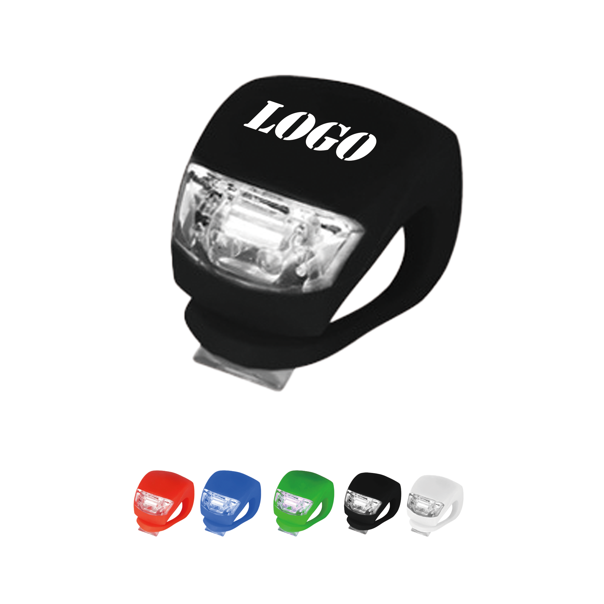 Silicone LED Bike Frog Lamp Clip Bicycle Lights 2