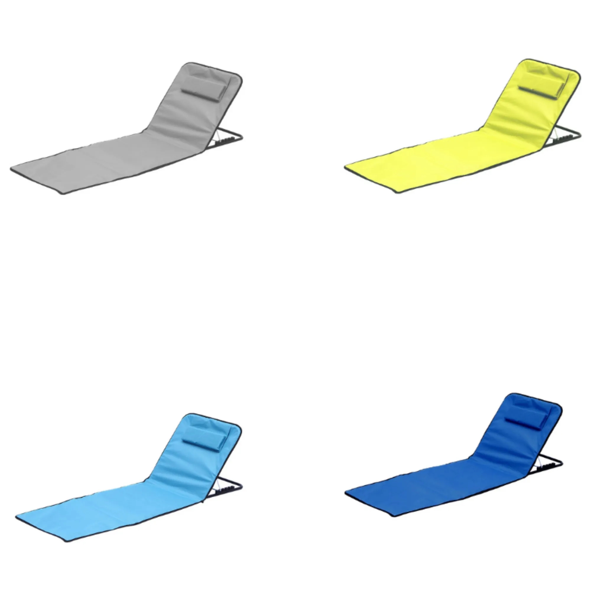 Portable Foldable Adjustable Angle Reclining Lounge Chair 2