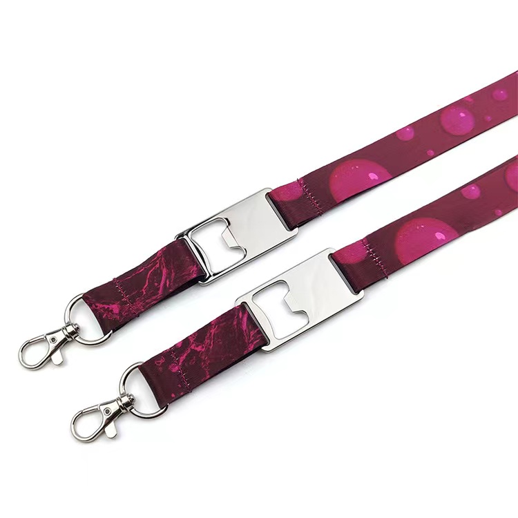 Polyester Multifunctional Lanyard With Bottle Opener 2