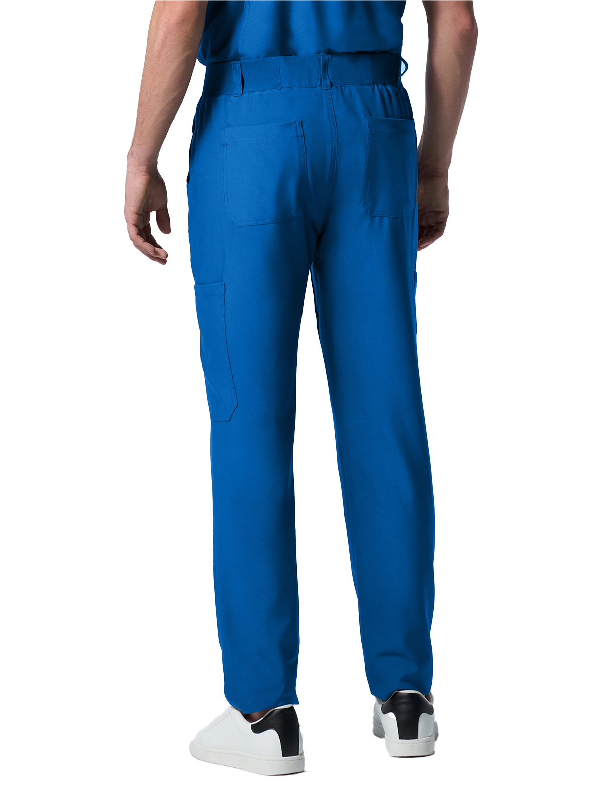 Landau - Forward - Men's Eight-Pocket Mid-Rise Rib-Knit Elastic Waist Cargo Pant 25