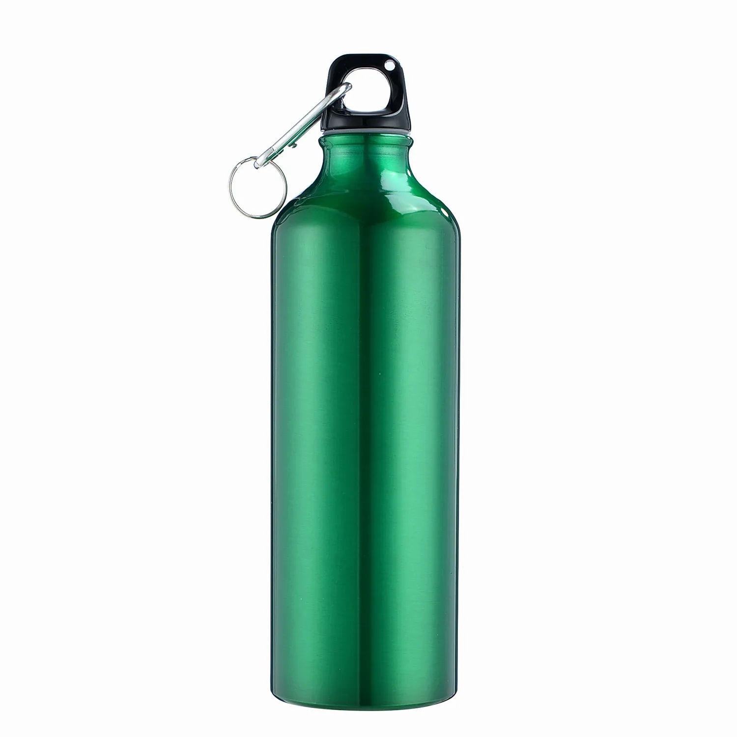 Aluminum Water Bottle with Carabiner, custom water bottle with logo imprint 4