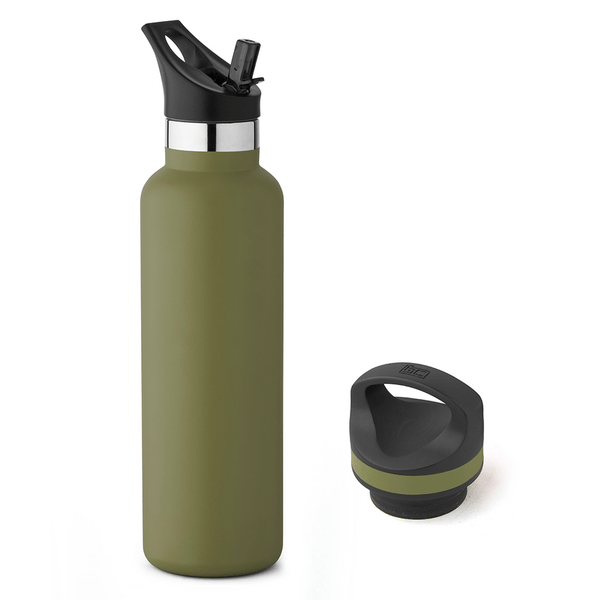 20 oz Basecamp Mesa Tundra Bottle with Screw Top and Flip-Top Straw Lid 173