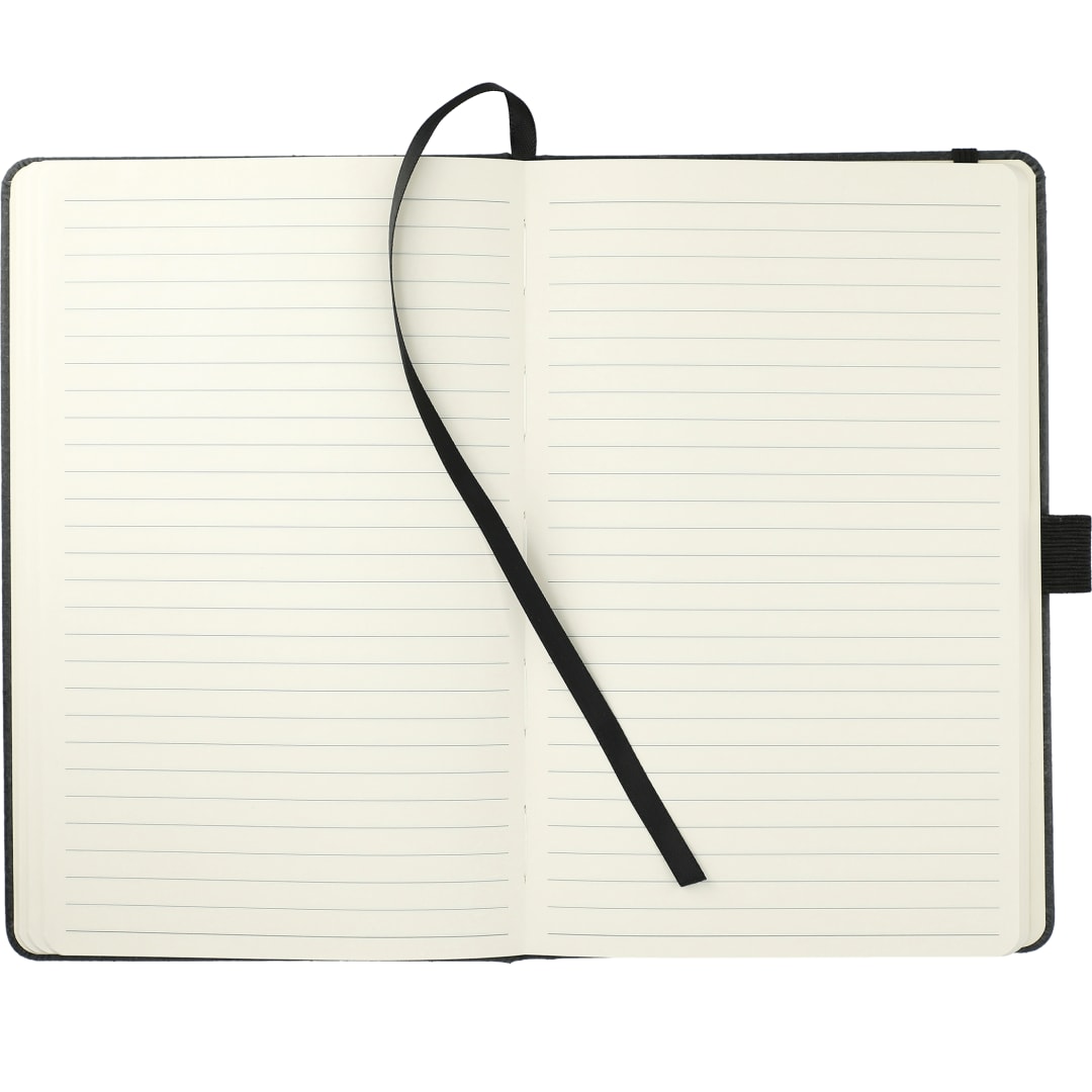 FSC® Mix 5.5" x 8.5" Recycled Leather Bound Journa 53