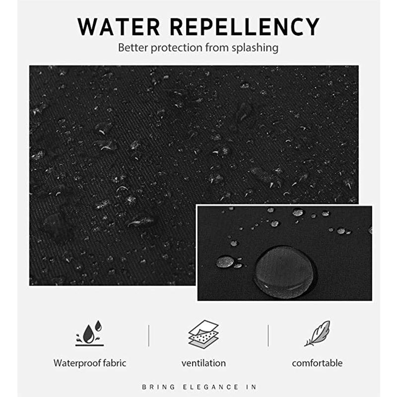 Adjustable Bib Apron Waterdrop Resistant With 2 Pockets 7