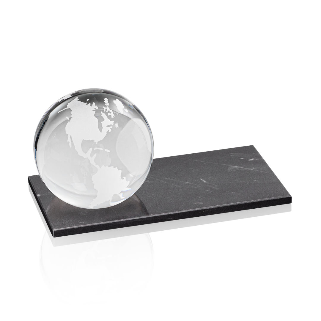 Globe Award on Rectangle Marble Base 7