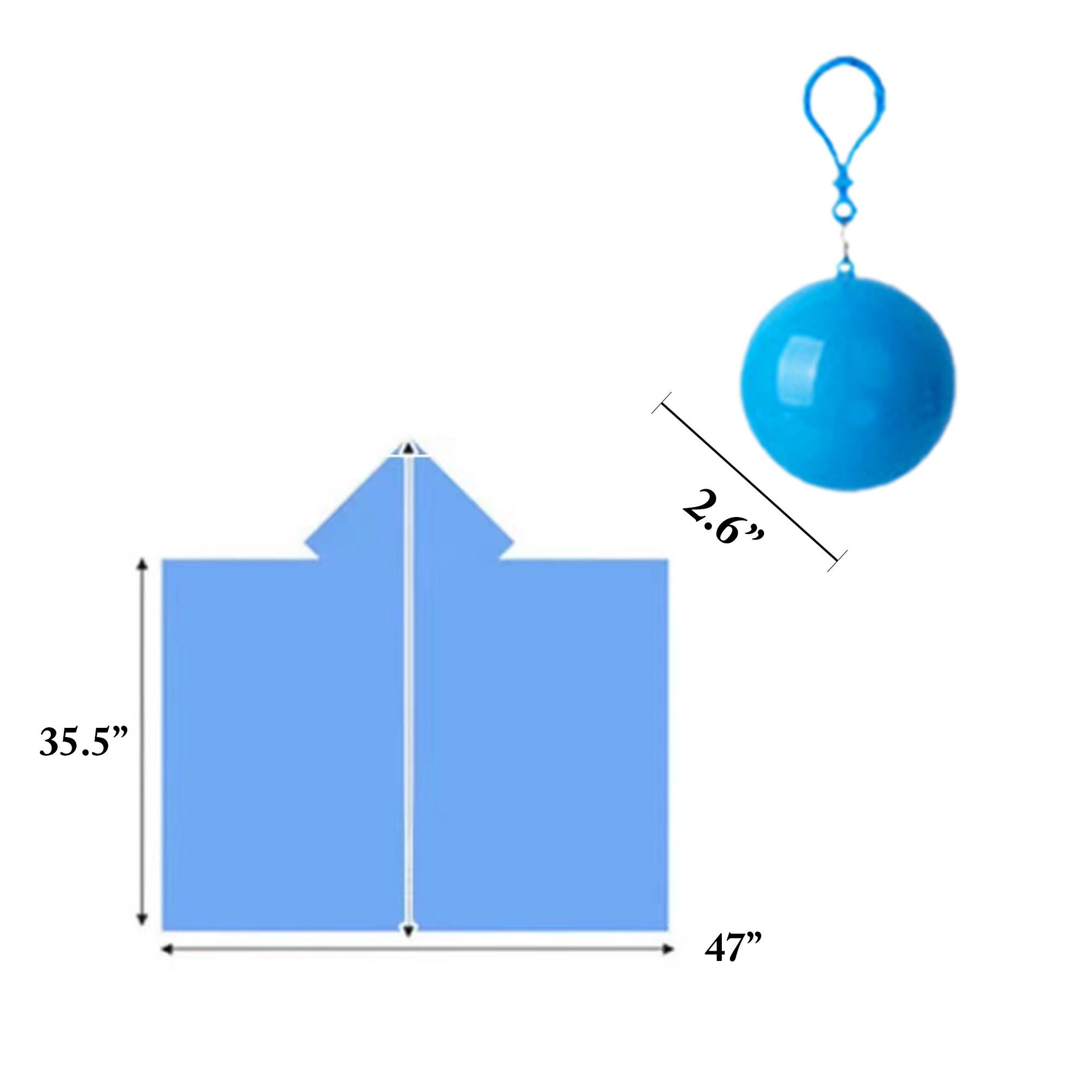 Portable Raincoat Ball Pack 3