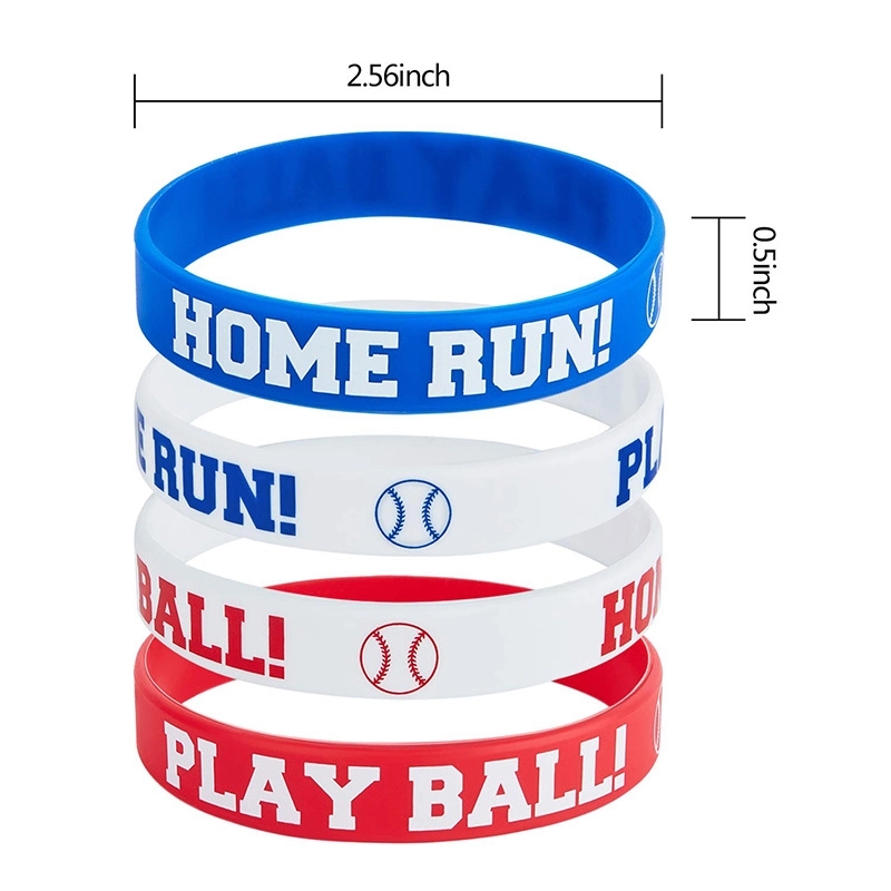 Color Filled Silicone Wristbands 5