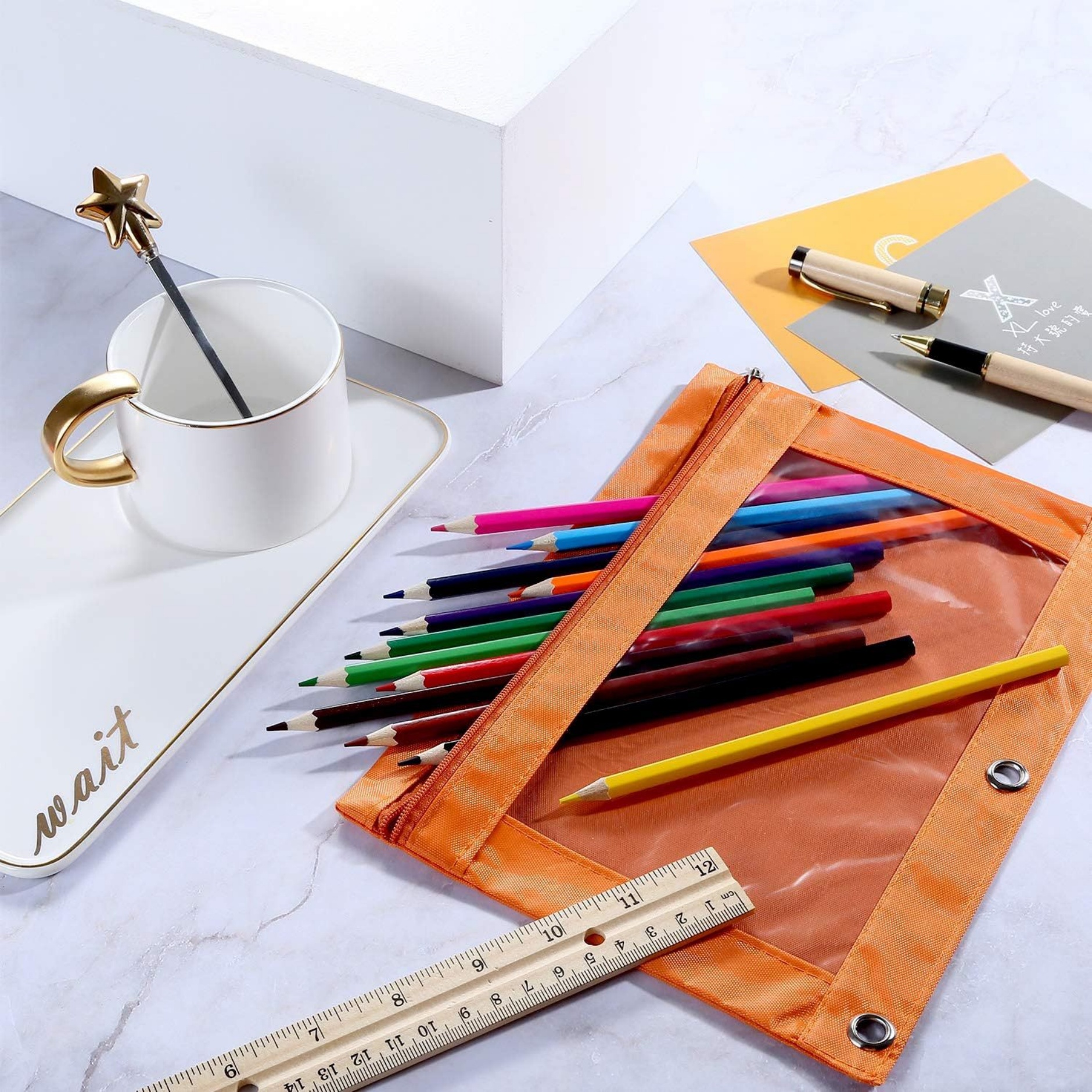 Pencil Pouch for 3 Ring Binder 2