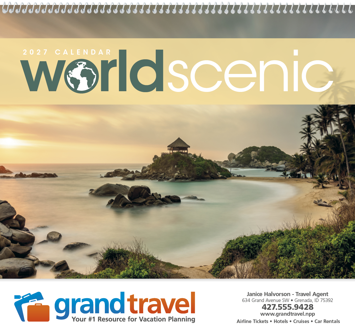 Triumph® Calendars World Scenic Calendar 38