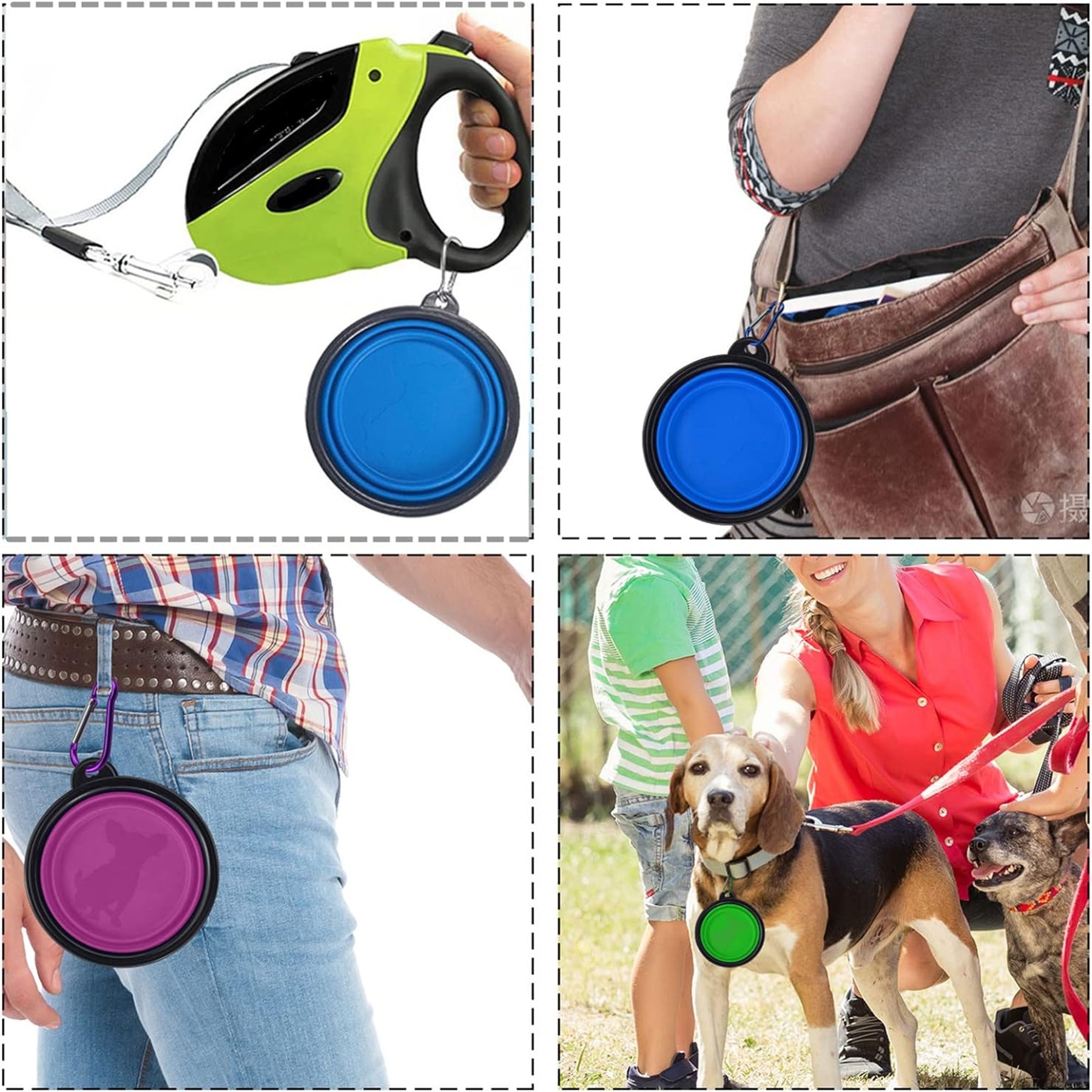 Collapsible Portable Pet Bowl 2
