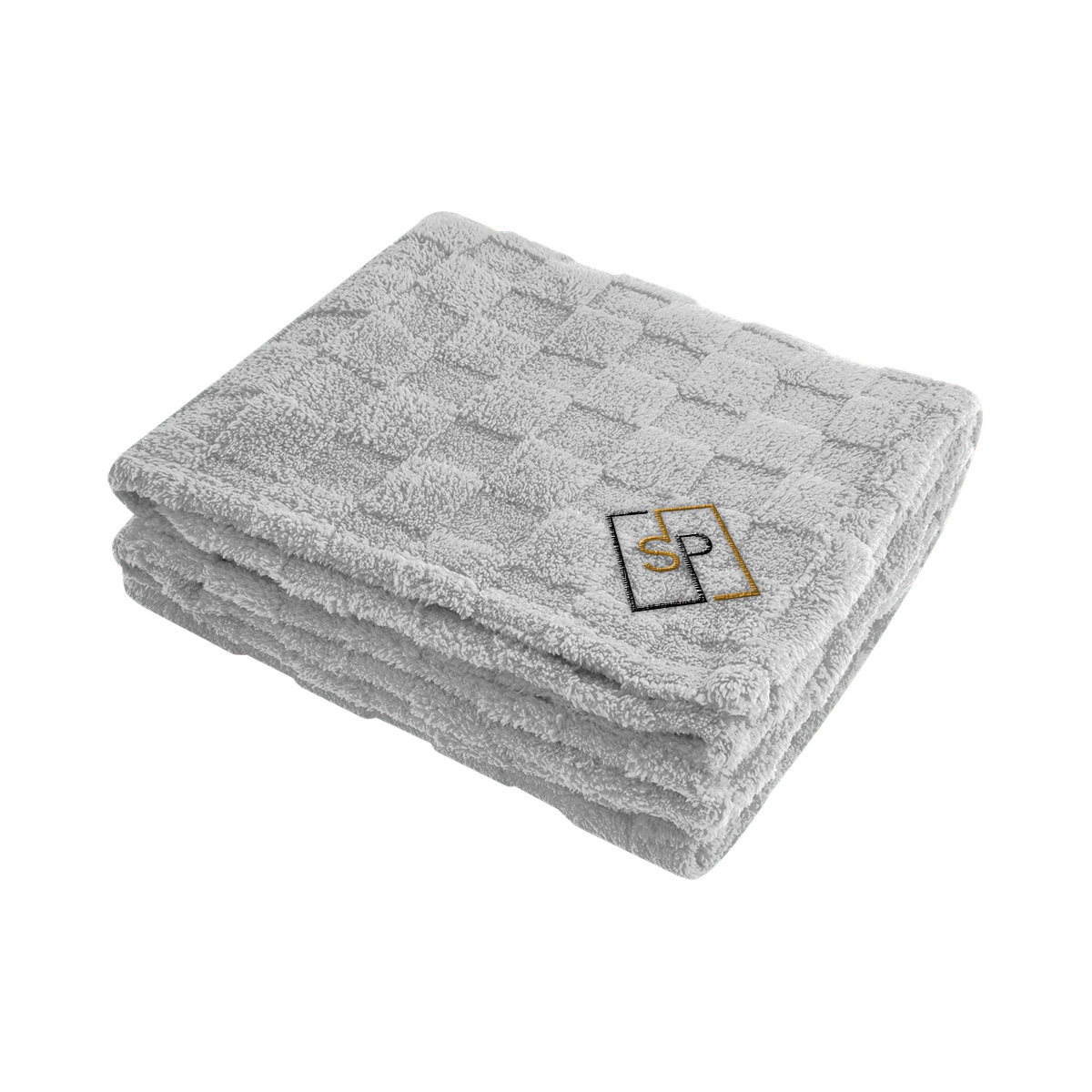 rPET Checkered Sherpa Blanket 6