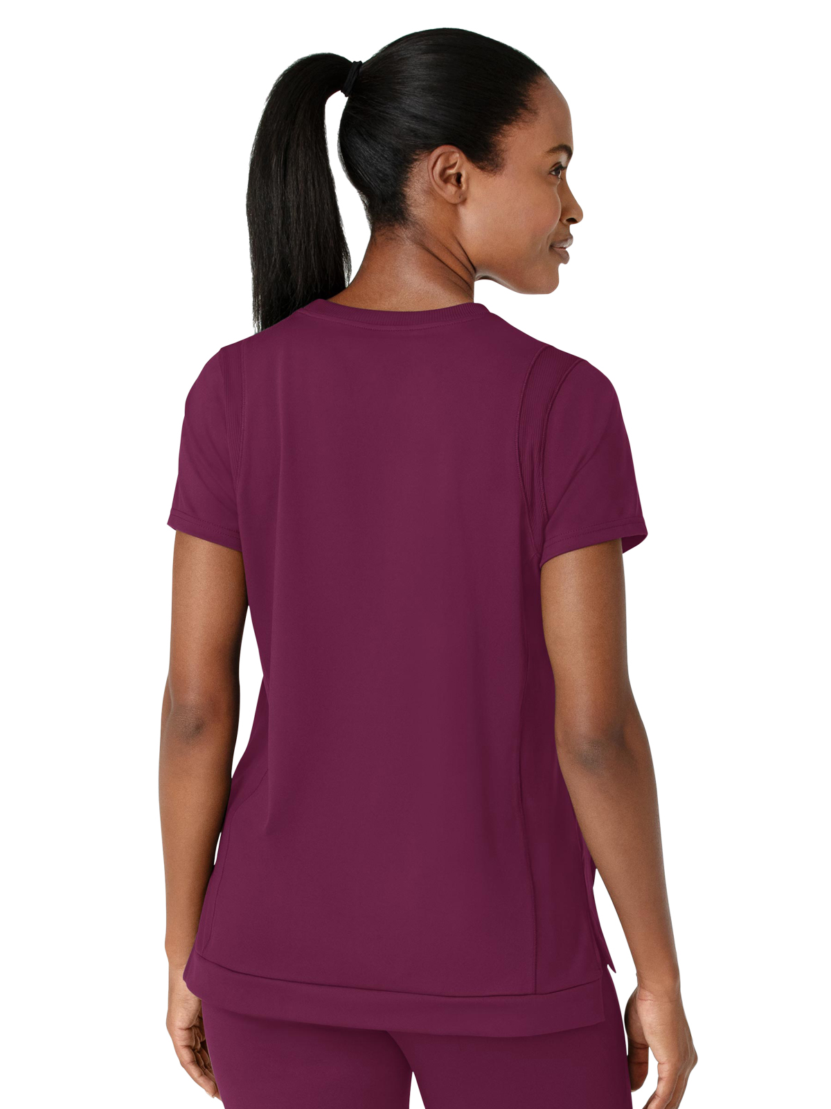 Wink - Renew Knit - Women's Two-Pocket Flex-n-Reach Crew Neck Top 3