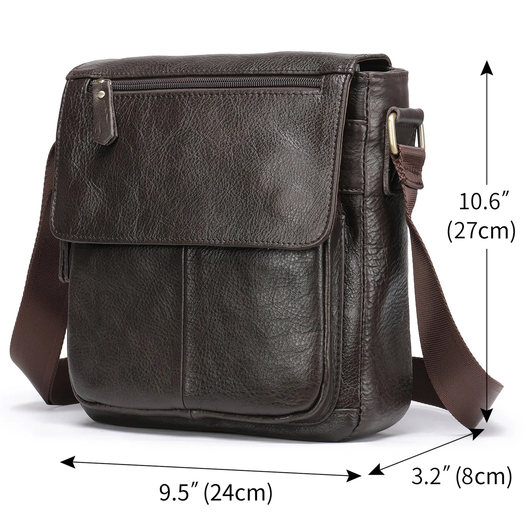 Leather Business Laptop Bag For Men 5