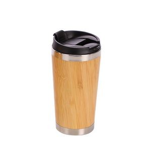 450ml Bamboo Stainless Steel Mug With Double Wall Insulation 9