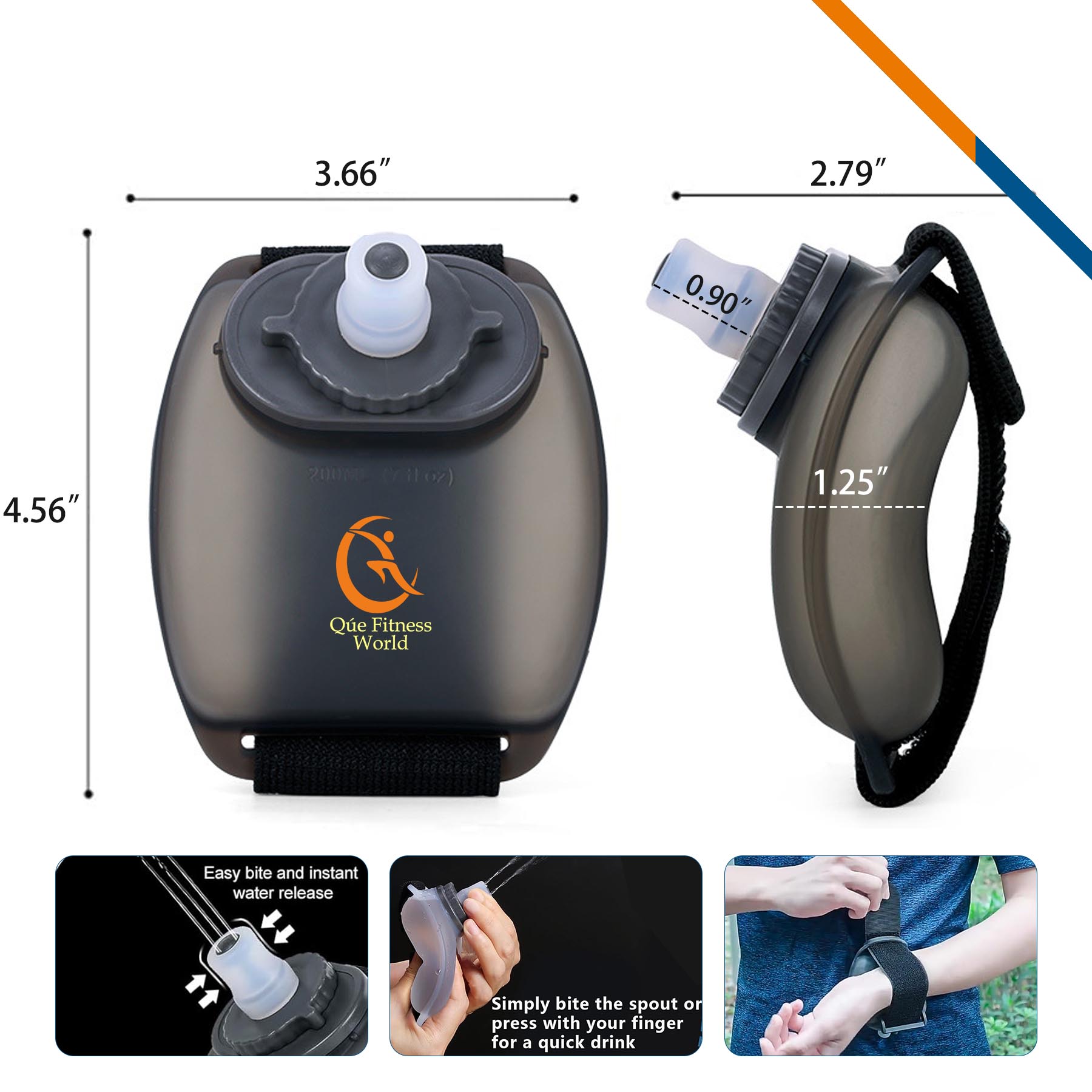 Paddie Wrist Water Bottle – 7 OZ. 3