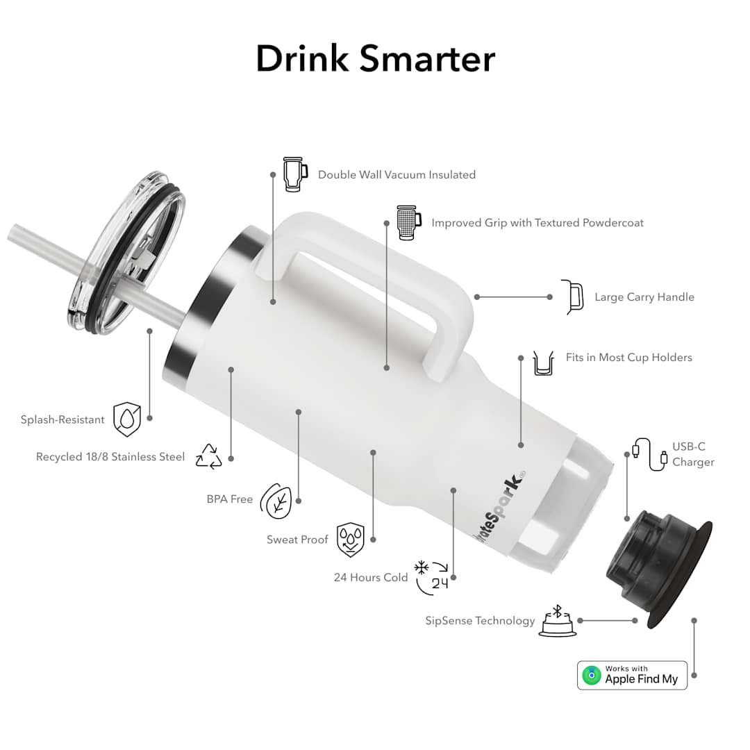 HidrateSpark Pro 2 Tumbler 30oz 86