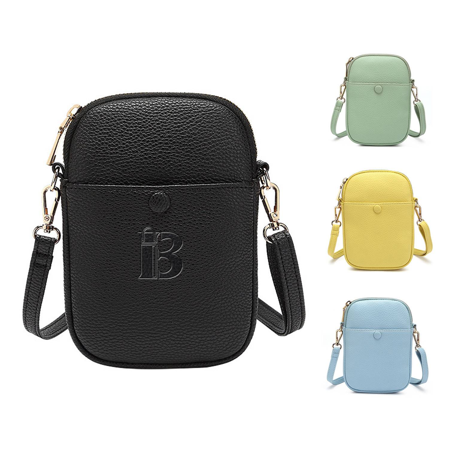 PU Leather Casual Crossbody Shoulder Phone Bag 9