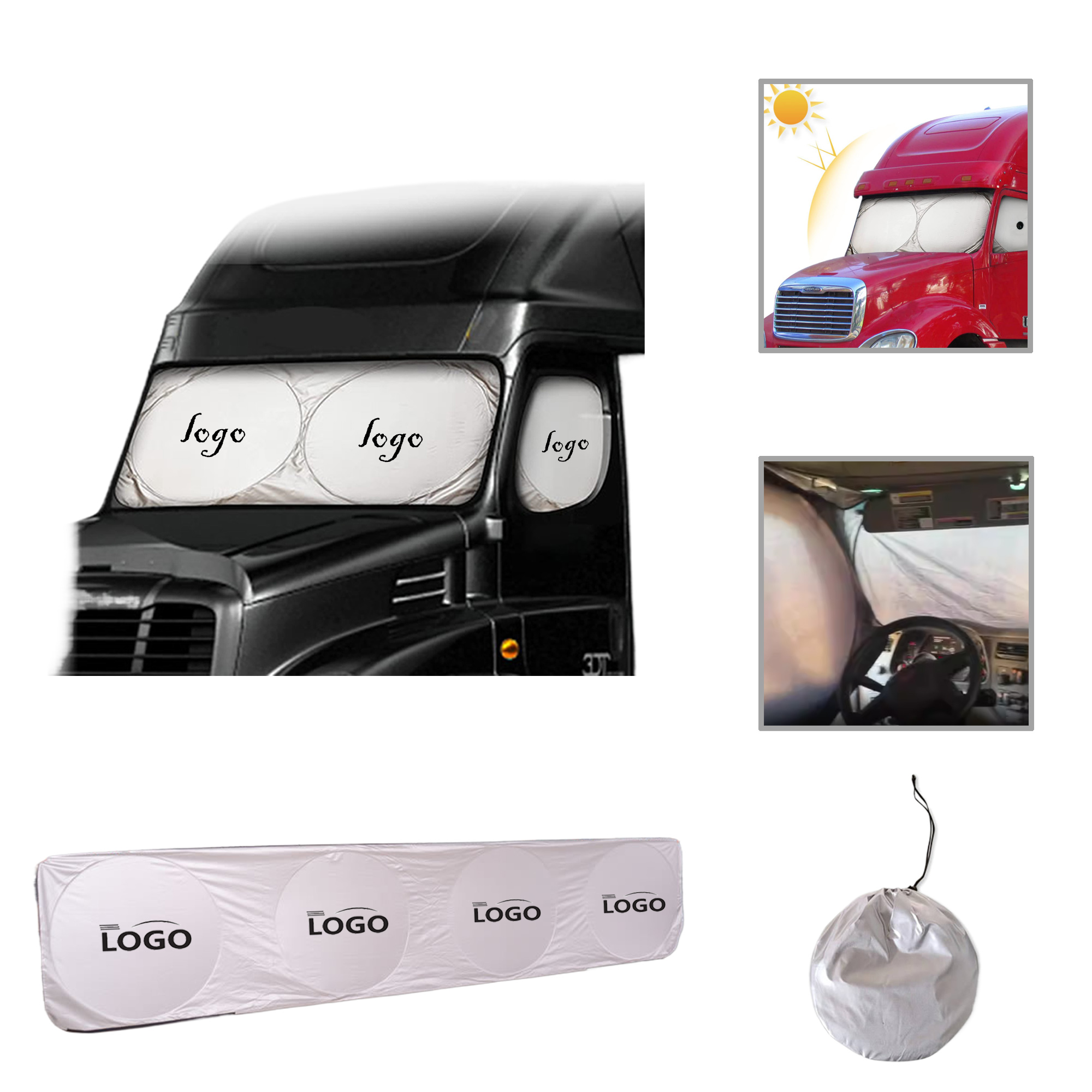 MOQ50 Truck Sunshade Car Screen Cover Protector 1