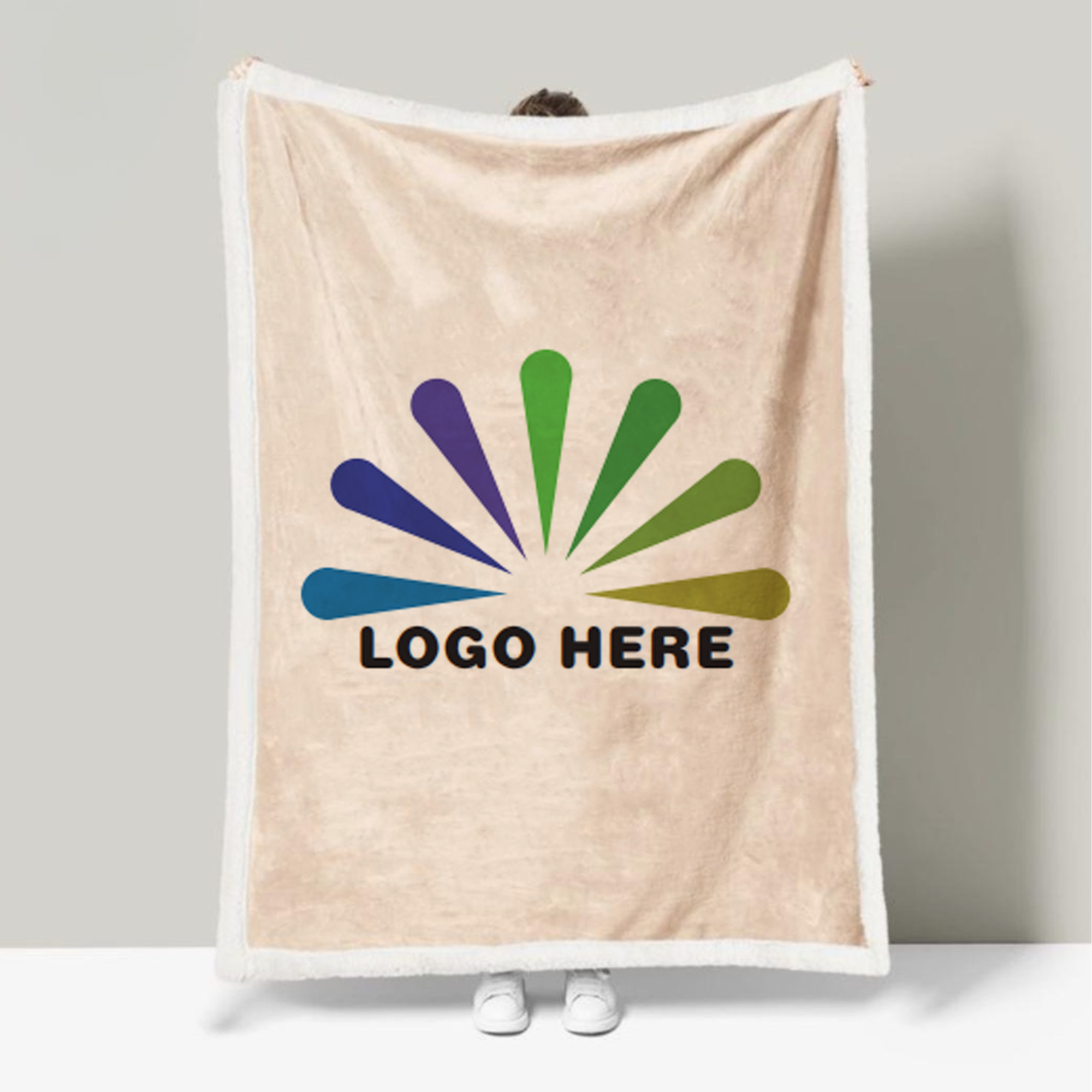 Single-Side Full-Color Printed Double-Layer Thickened Blanket 2