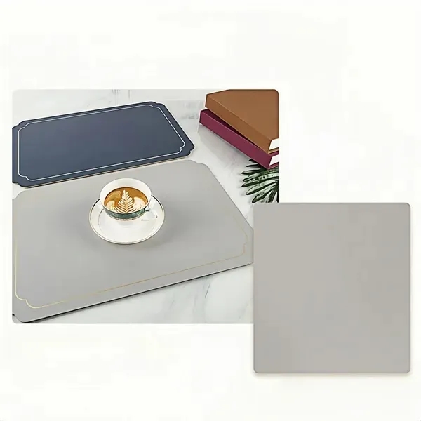 Faux Leather Dining Placemats - Elegant Table Decor Mats 1