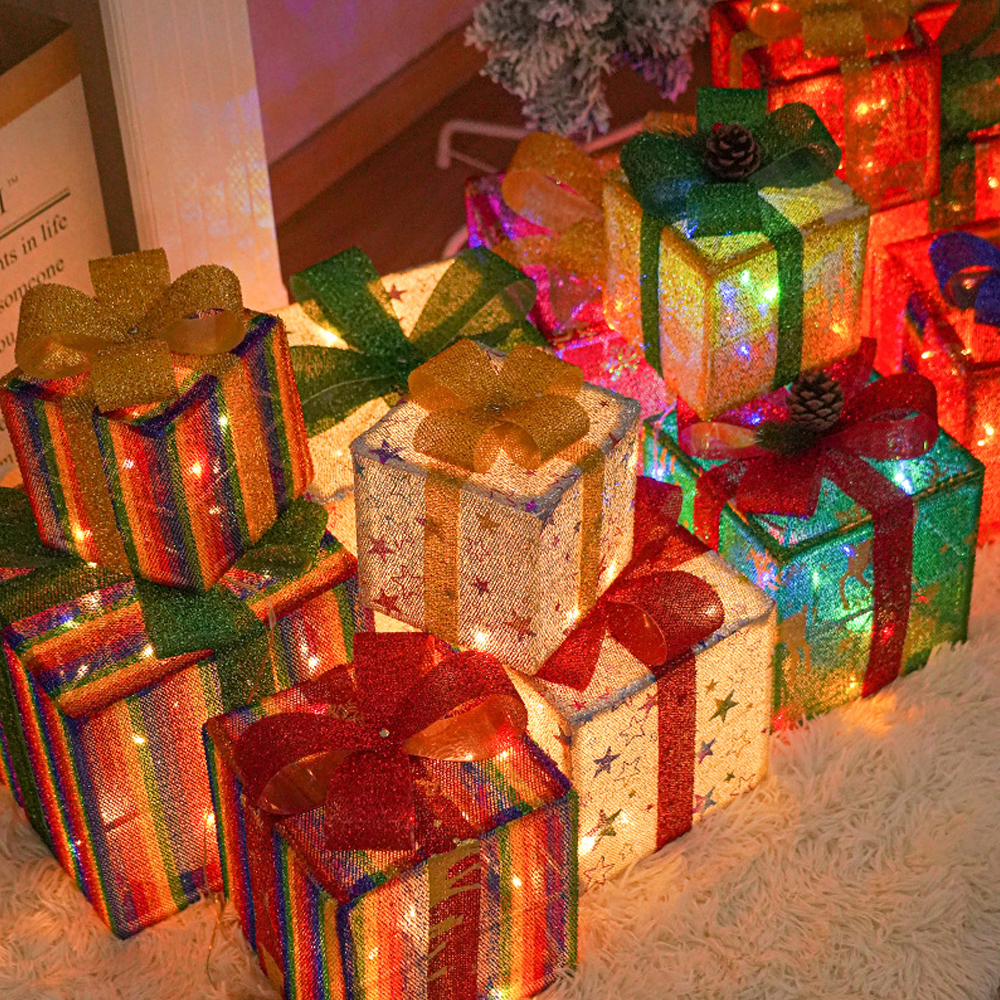 3 PCS Set Christmas Glow Gift Box 4