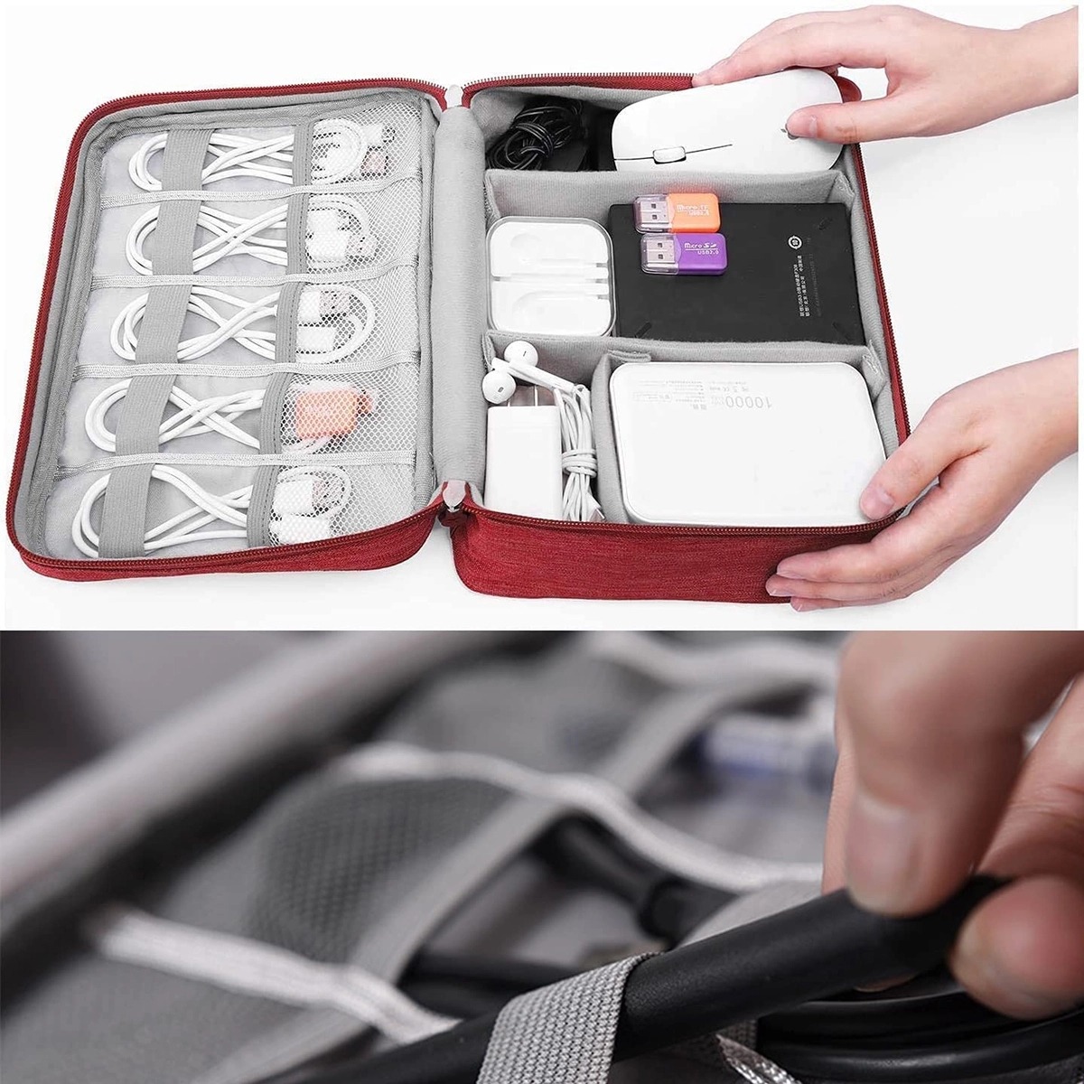 Travel Cable Electronics Organizer 3