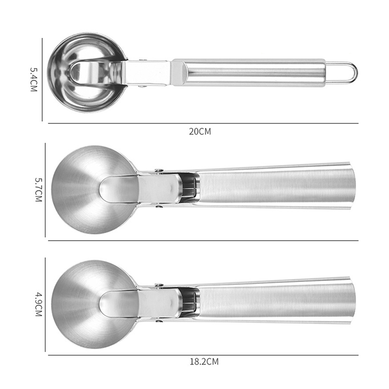 Stainless Steel Ice Cream Scoop 4