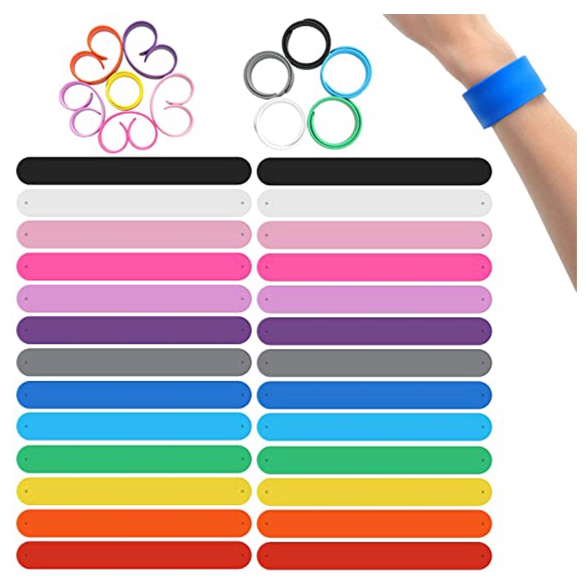 Slap-On Wristband Silicone 2