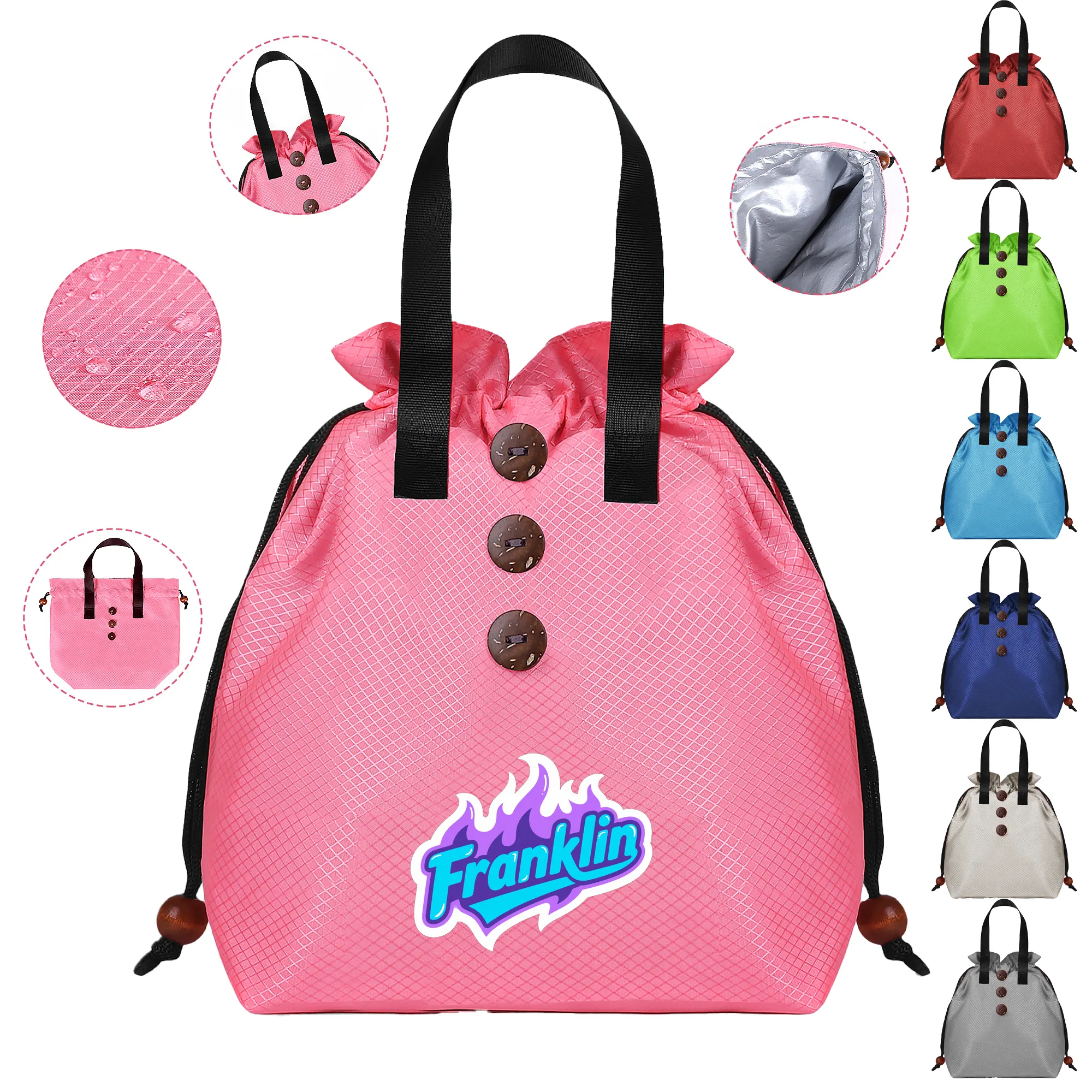 MOQ50 6L Drawstring Lunch Bag 8
