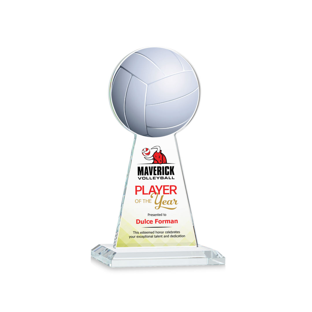 Edenwood Volleyball VividPrint™ Award - Clear 7