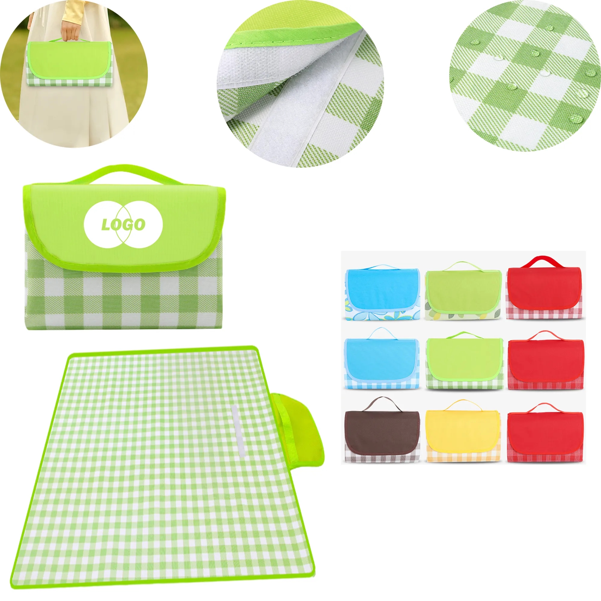 MOQ 50PCS Portable Beach Picnic Mat 5