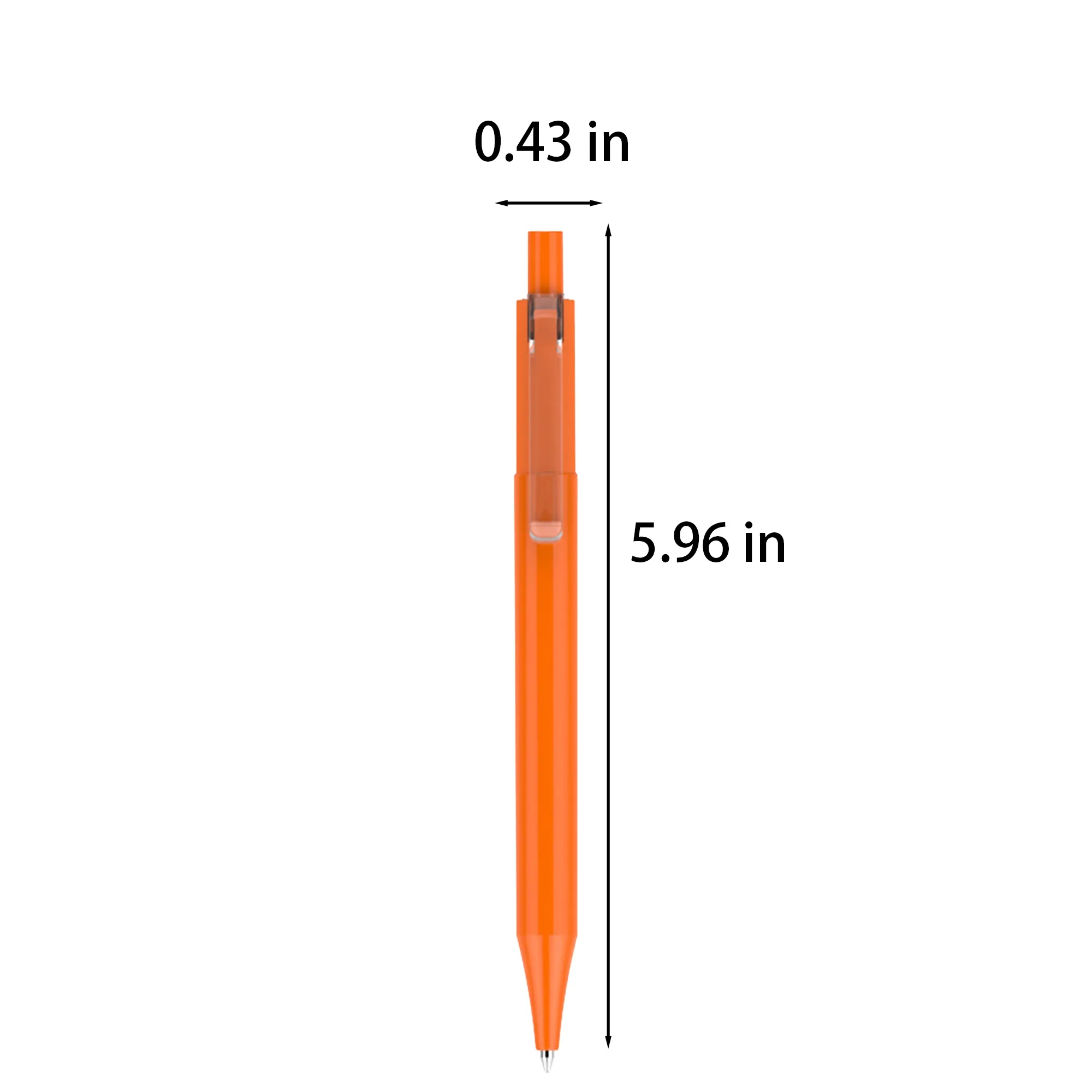 Retractable Plastic Ballpoint Pen 3