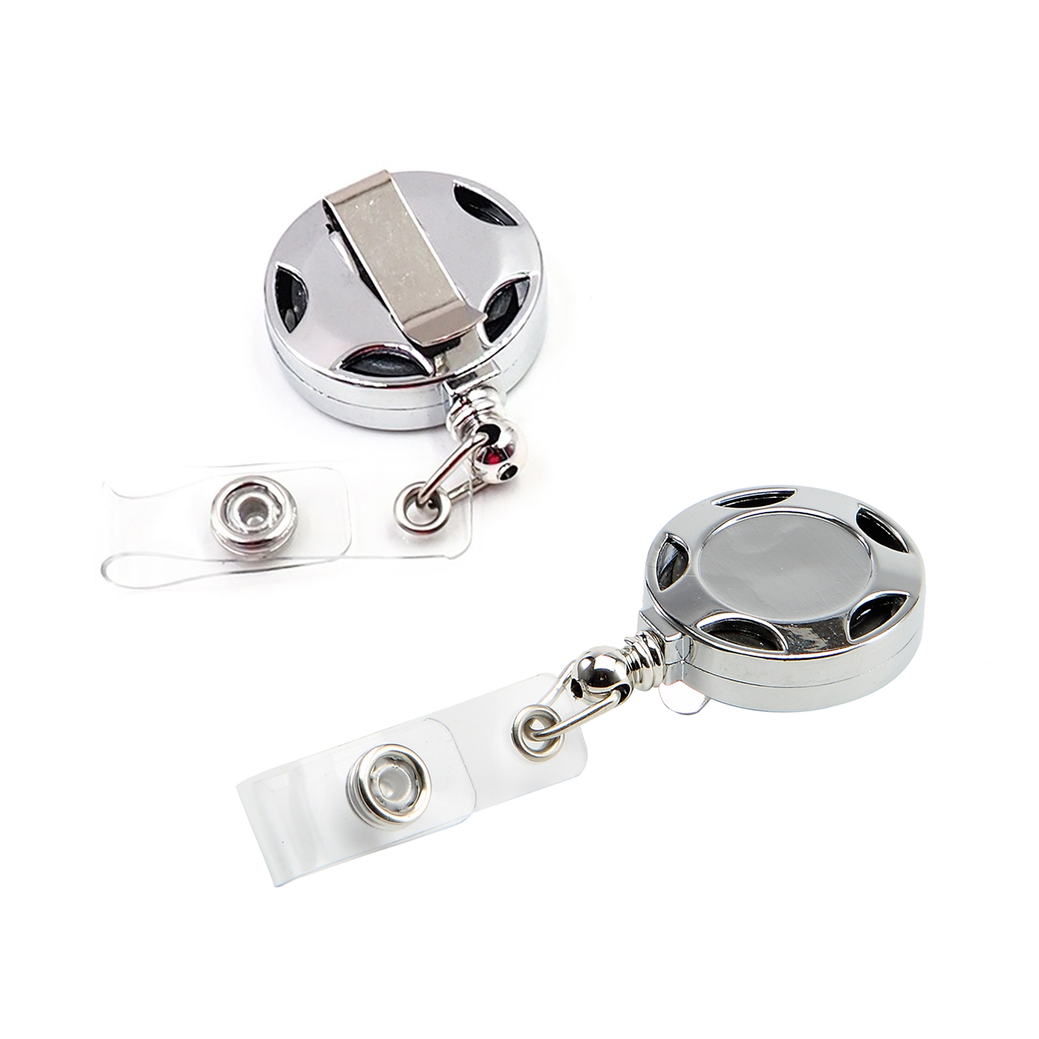 Round Shape Metal Retractable Badge Reel 4