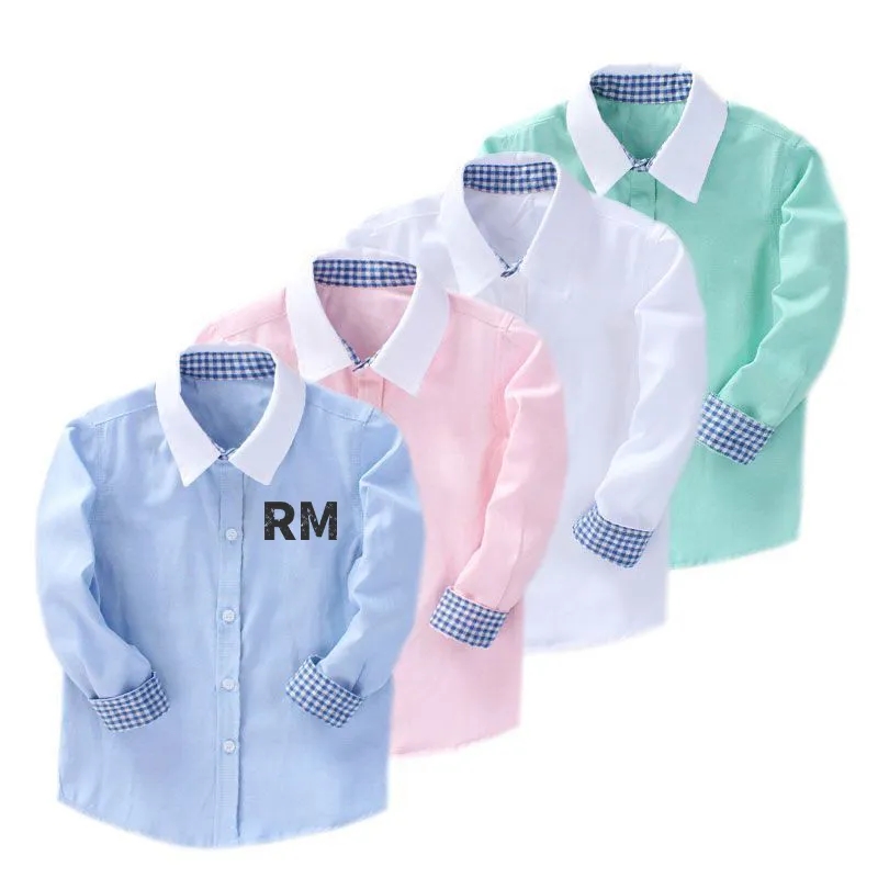 Boys' Oxford Long Sleeve Dress Shirt 2