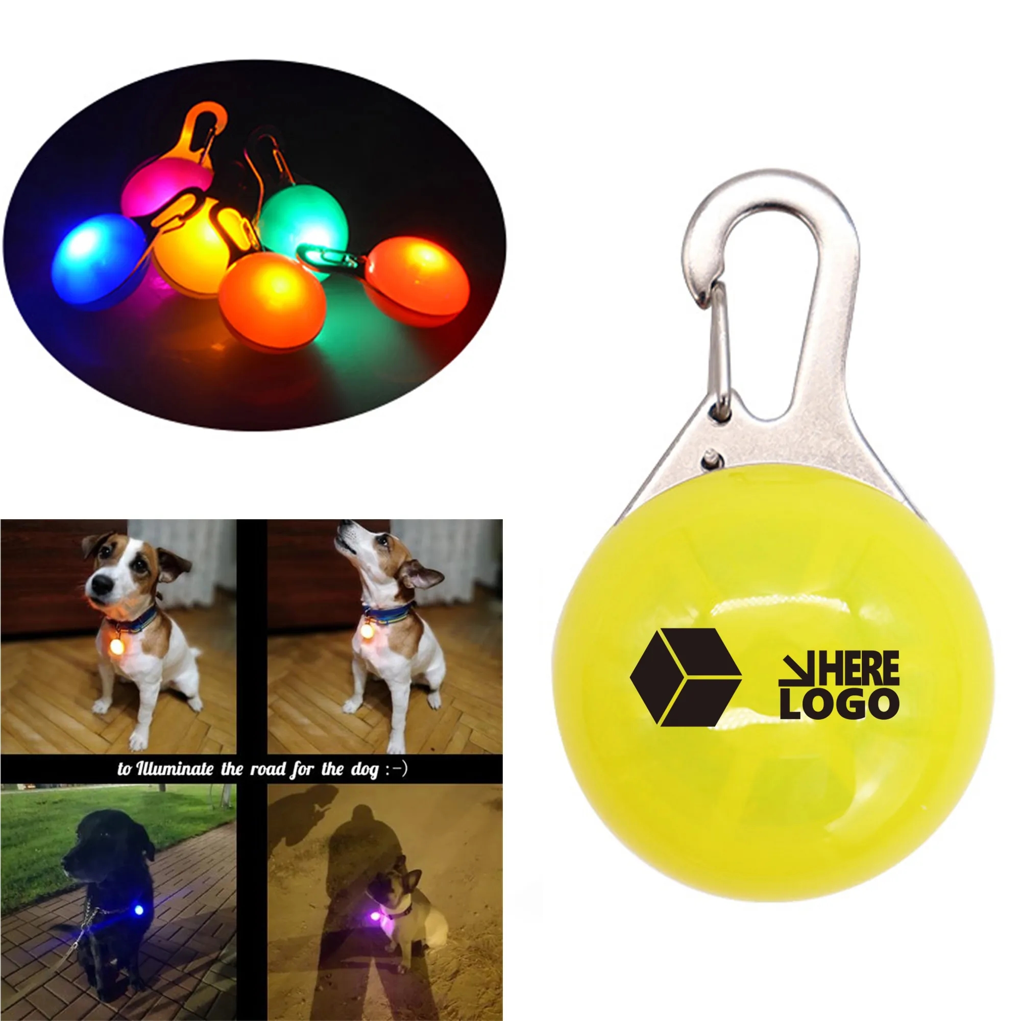 LED Dog Collar / Clip-on Pet Safety Light 5