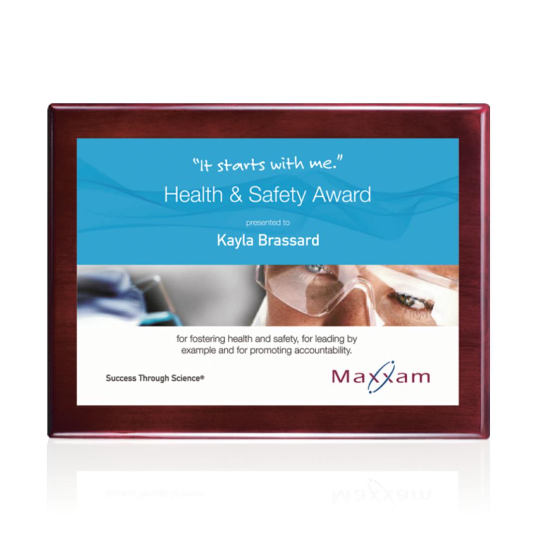 Oakleigh/AstroSub Plaque - Rosewood/White 3