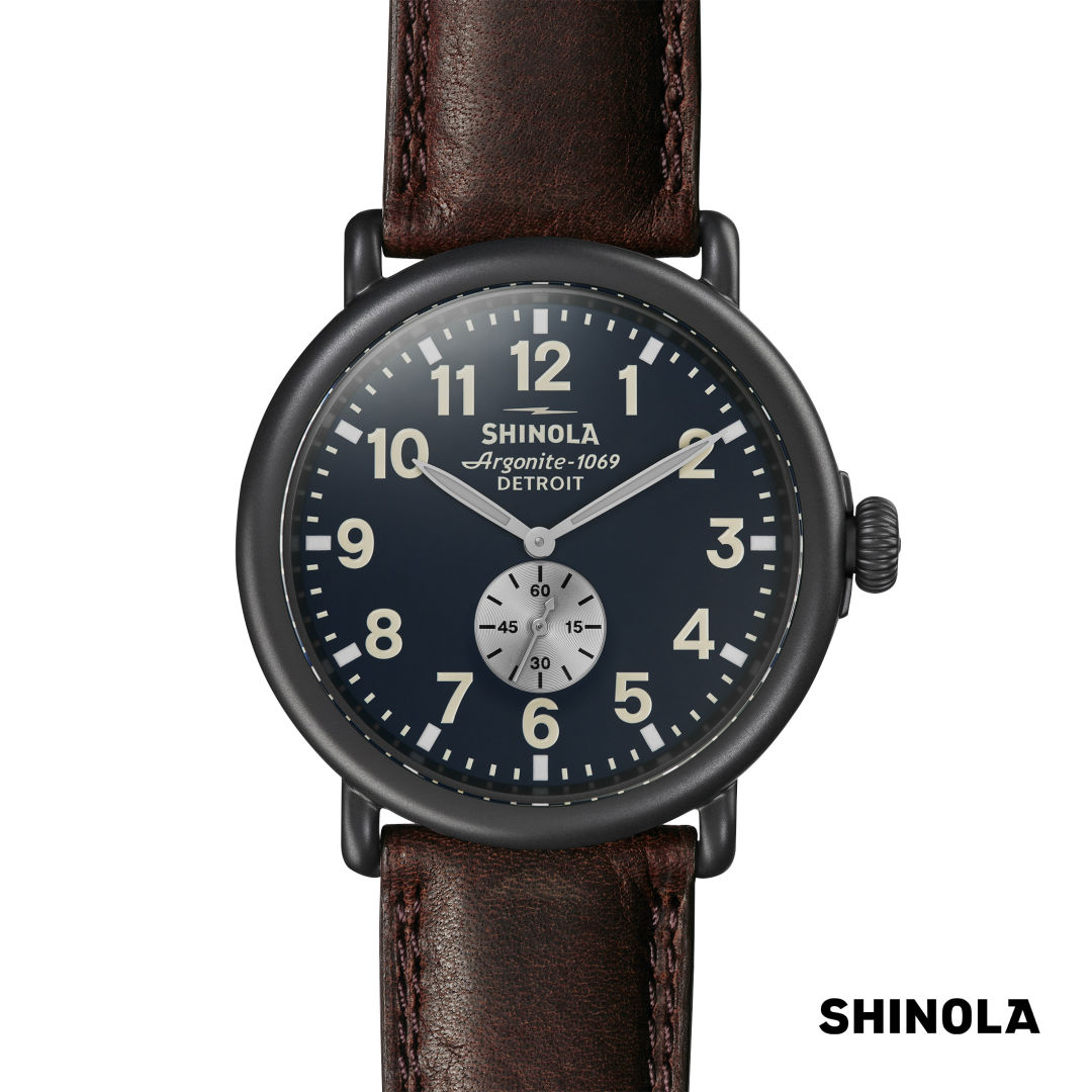 Shinola® Runwell Watch - Midnight Blue/Cattail