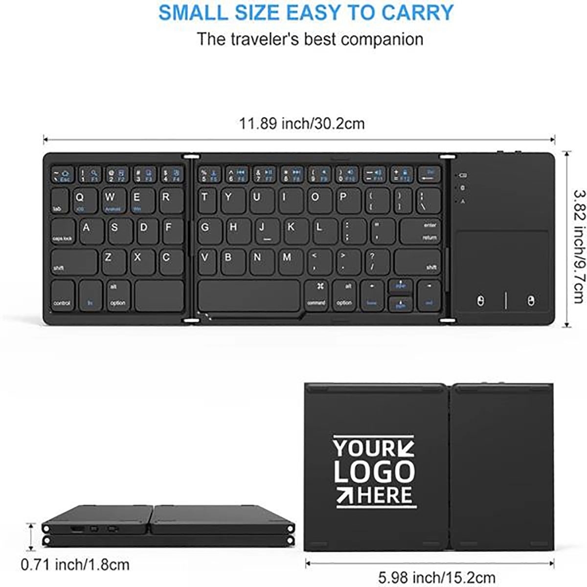 Foldable wireless h Keyboard 4