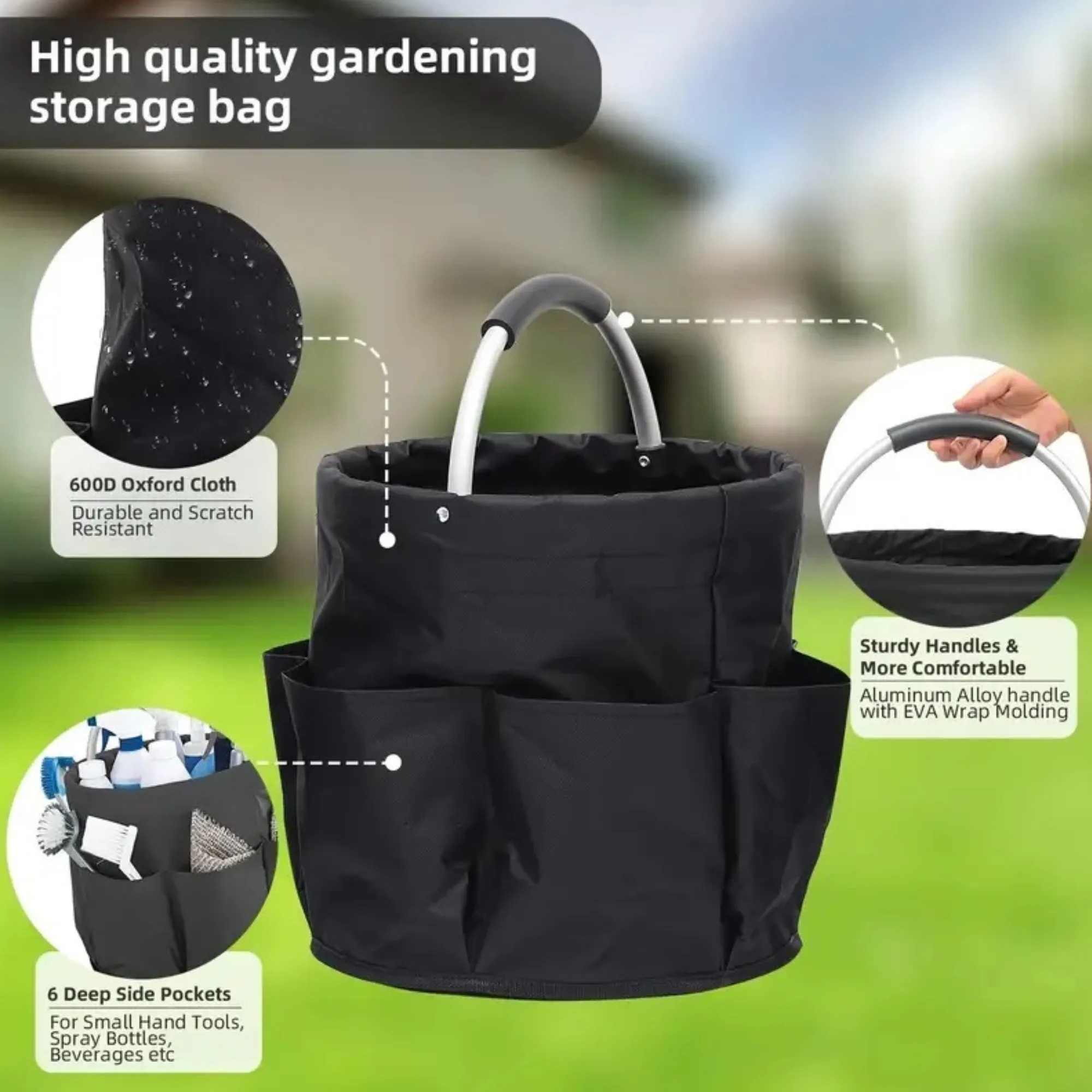 Foldable Multi - Compartment Tool Caddy For Marketing 4