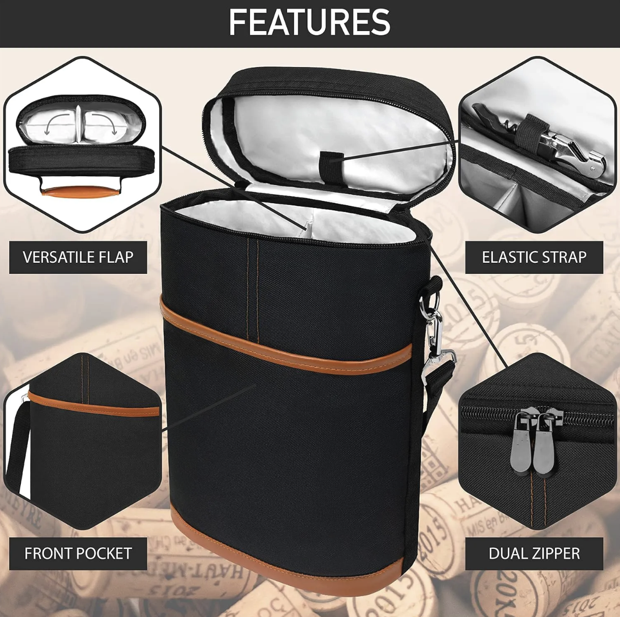 Insulated Wine Carrier Bag 3