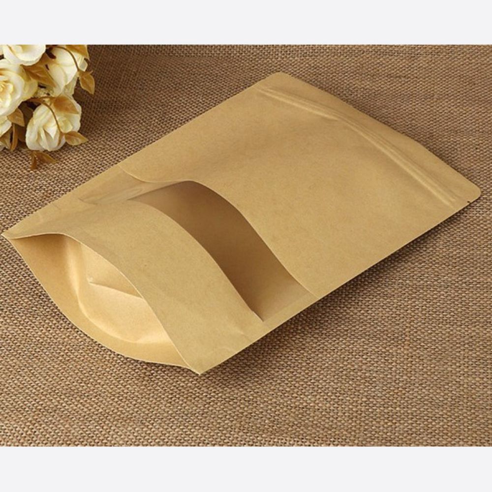Brown Paper Ziplock Bag 2
