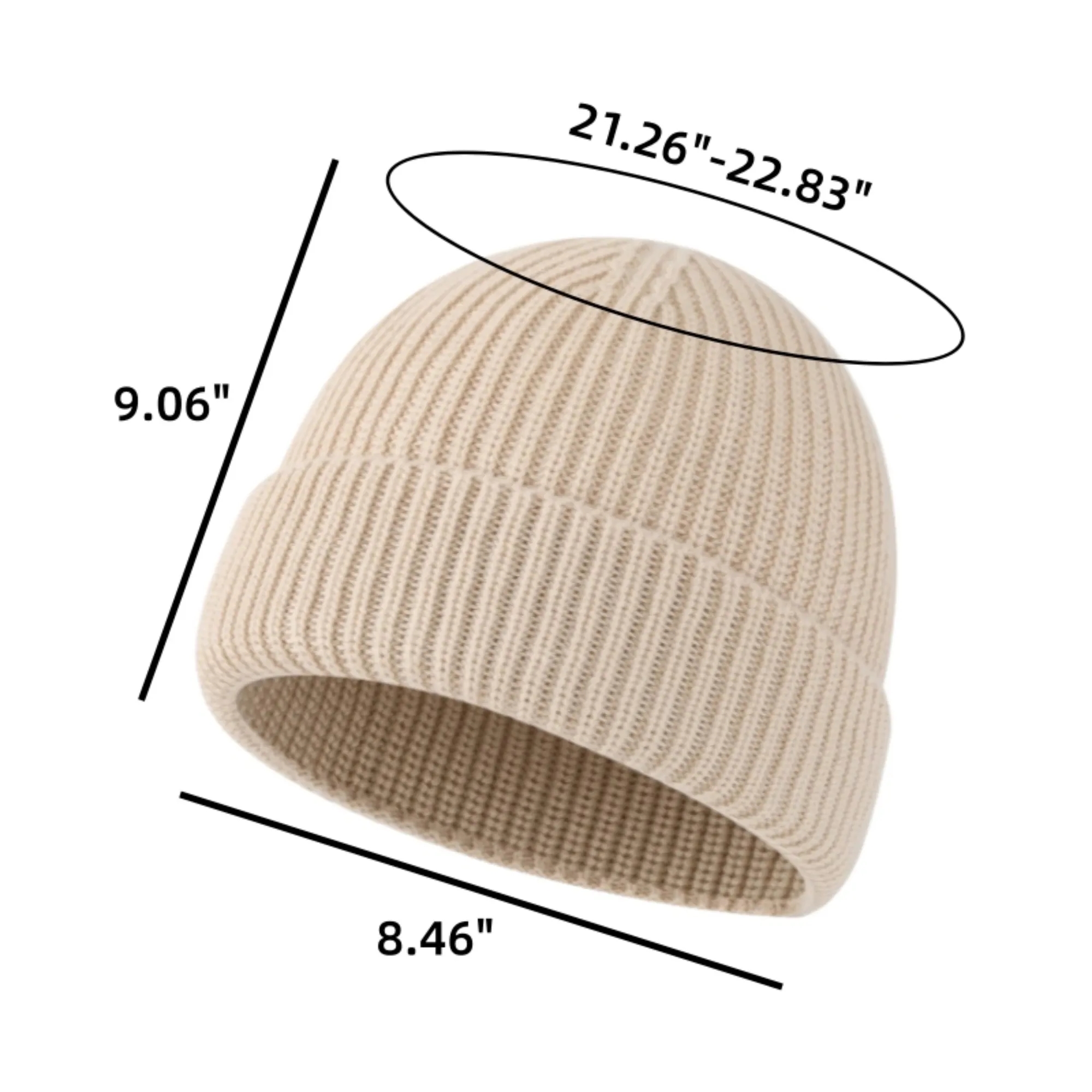 Premium Warm Soft Wool Beanie Knit Winter Hat 3