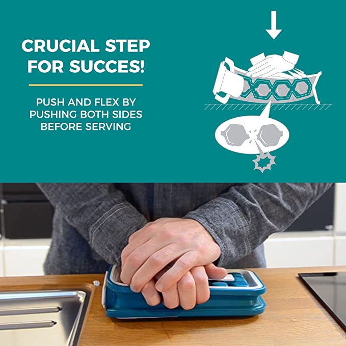 Portable Ice Cube Tray/Kettle Makes 18 Ice Cubes 6